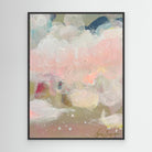 Abstract Pastel Art Print – Soft Minimalist Wall Art, Contemporary Neutral Abstract Print for Modern Home Decor