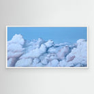 Pastel Clouds Canvas Print - Abstract Wall Art for Calm Home Decor, Framed or Unframed Cloud Painting Print