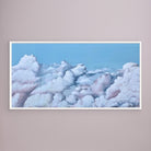 Pastel Clouds Canvas Print - Abstract Wall Art for Calm Home Decor, Framed or Unframed Cloud Painting Print