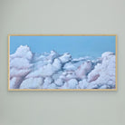 Pastel Clouds Canvas Print - Abstract Wall Art for Calm Home Decor, Framed or Unframed Cloud Painting Print
