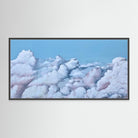 Pastel Clouds Canvas Print - Abstract Wall Art for Calm Home Decor, Framed or Unframed Cloud Painting Print
